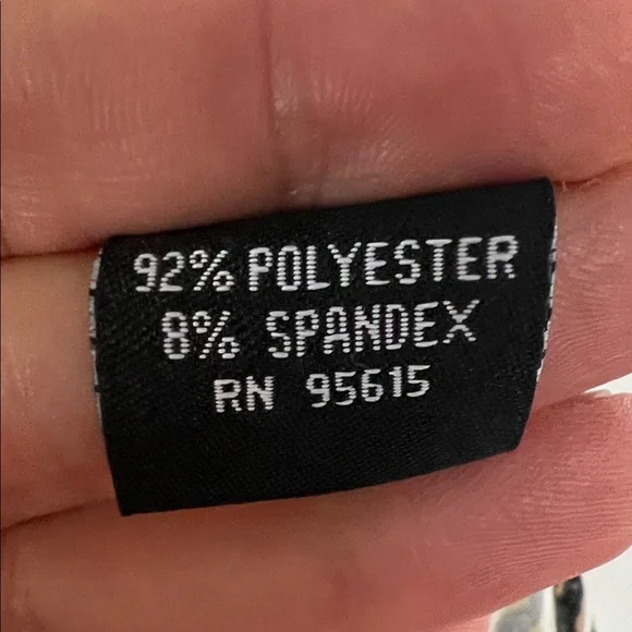 4/$20 Rafaella Black and Tan Patterned Top - Picture 3 of 5